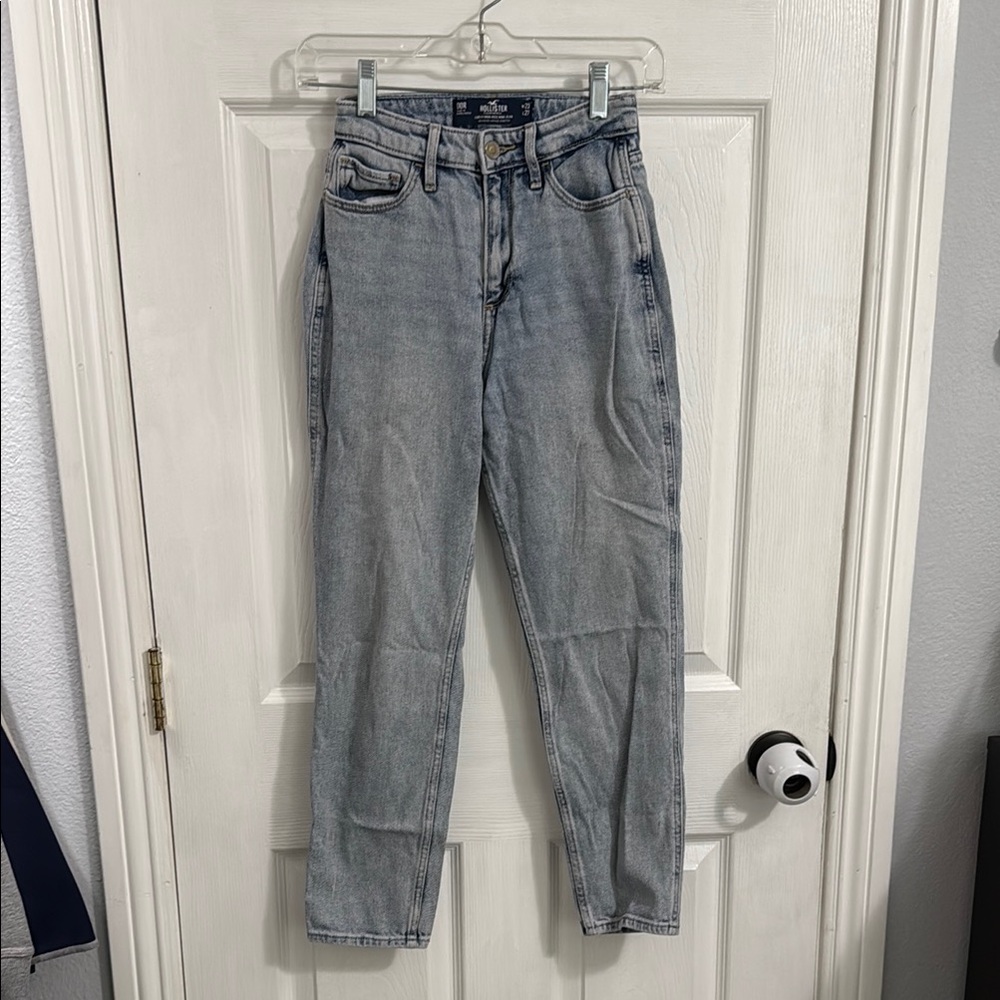 Hollister Blue Straight Leg Denim Jeans